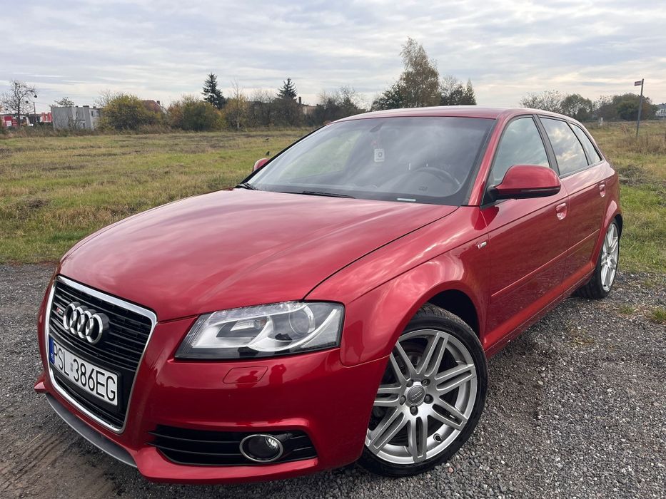 Audi A3 8P lift 2xS-Line , 1.6 MPI 102 konie, Automat, Niski przebieg
