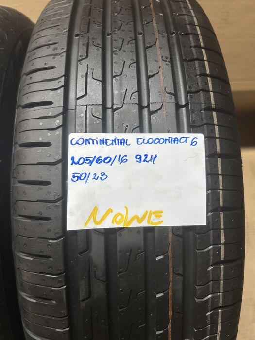 2x 205/60R16 92H CONTINENTAL ECOCONTACT 6 opona letnie DEMO 2023