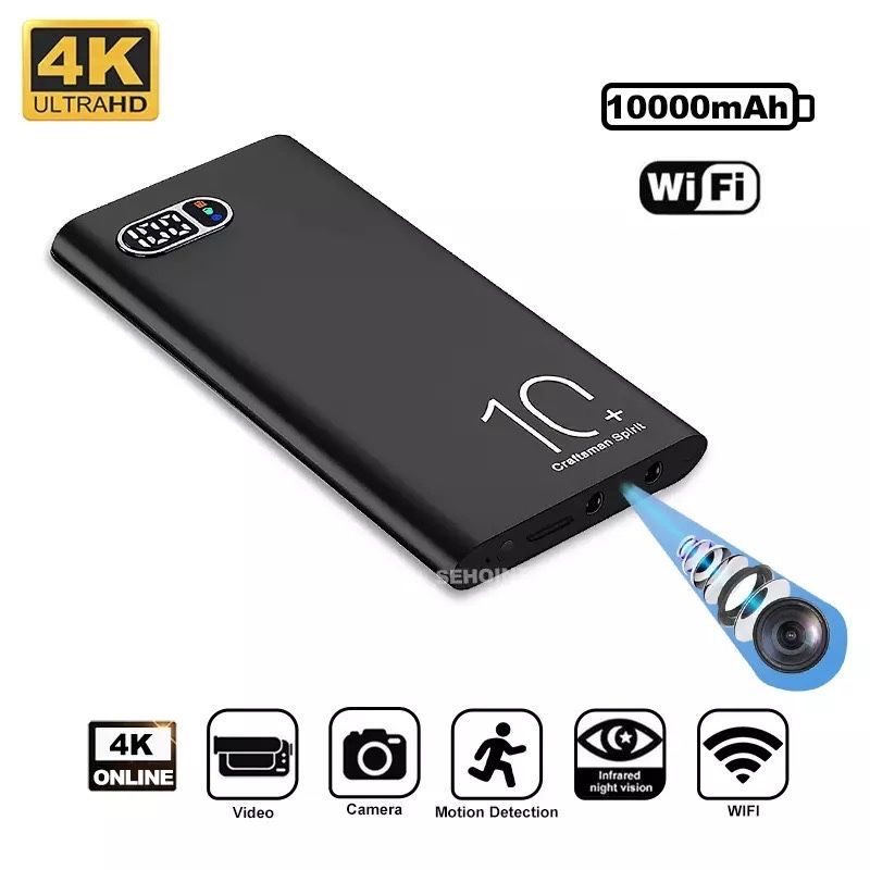 Power bank 10000 mAh com camara