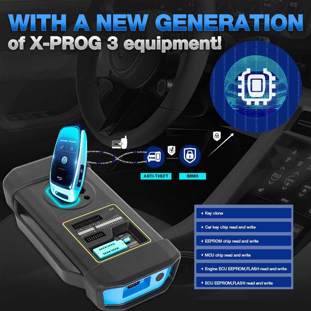Launch X431 IMMO ELITE Máq Programação Chaves + Diagnóstico OBD (NOVO)