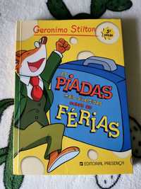 Livros Geronimo Stilton e Os Indomáveis.