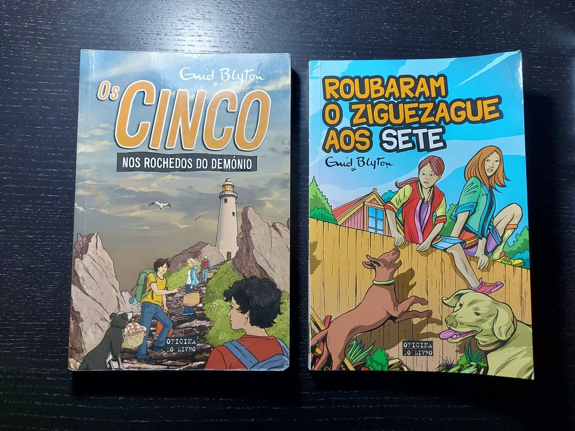 Livros " Os Cinco" e Os sete