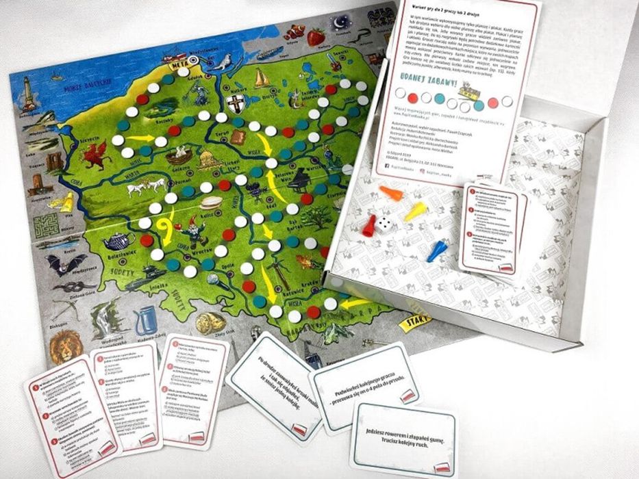 Kapitan Nauka planszowa gra edukacyjna Polska edycja specjalna
