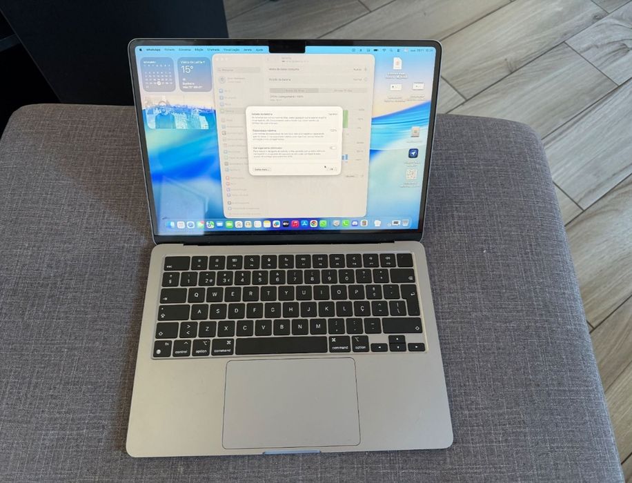 MacBook Air M2 13" bateria 100%