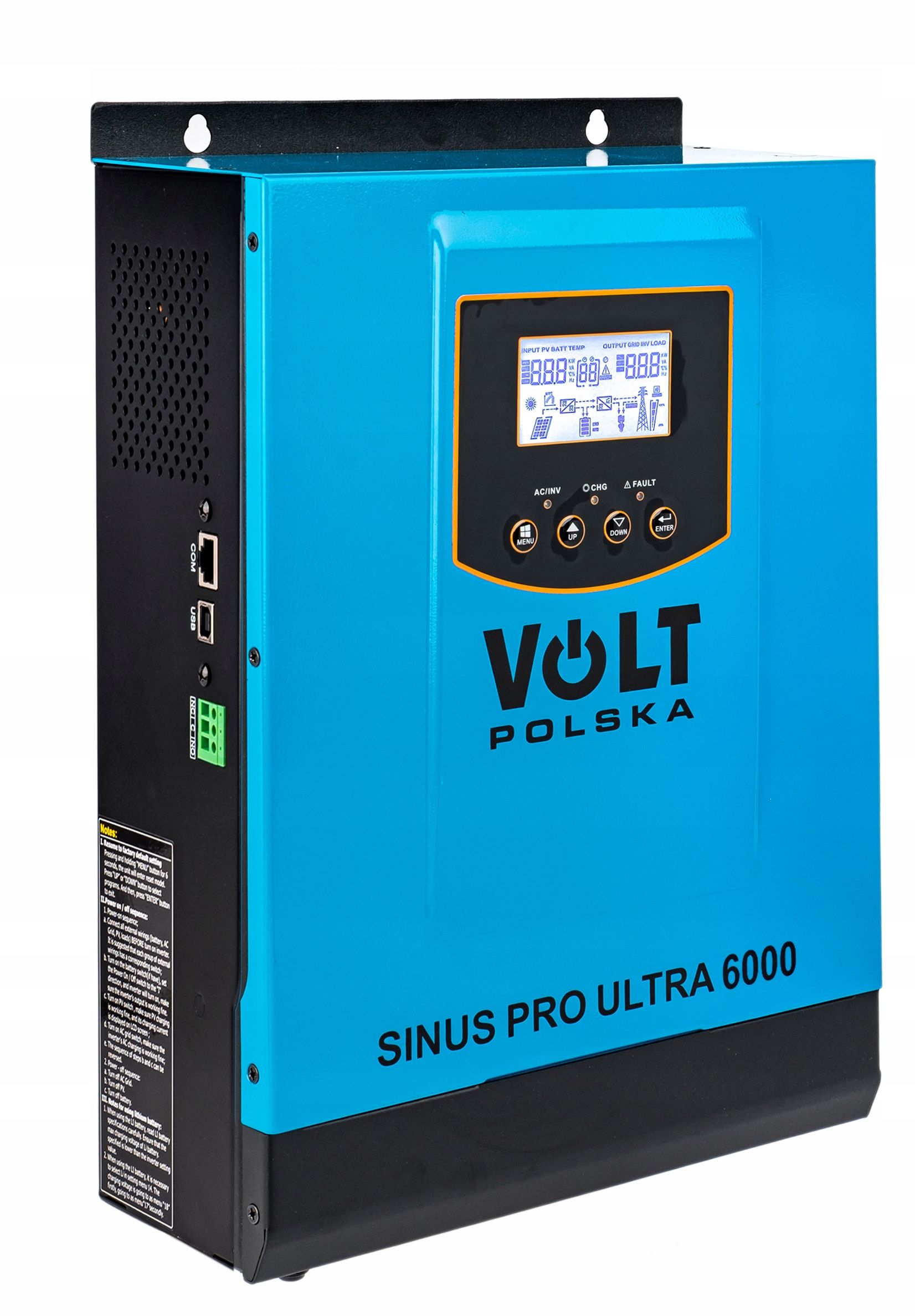 Inwerter solarny ups 12v sinus pro ultra 6000 mppt [PRZ212]