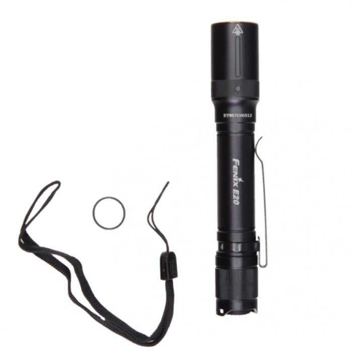 Fenix E20 V2.0 Ліхтар Ручний (350 Люмен 126 Метрів) ГАРАНТІЯ 5 РОКІВ!