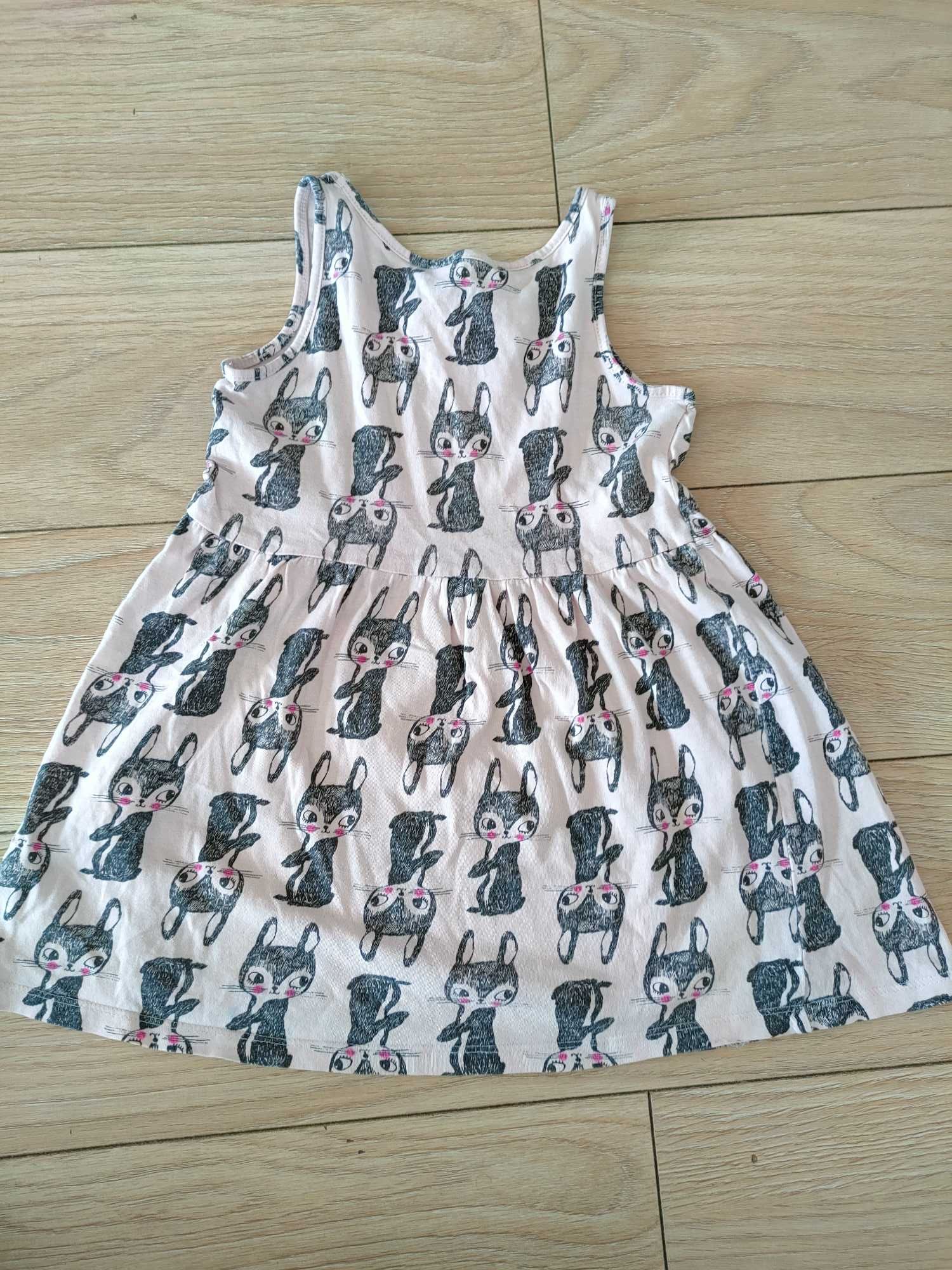 Sukienka dla dziewczynki H&M rozmiar 98/104
