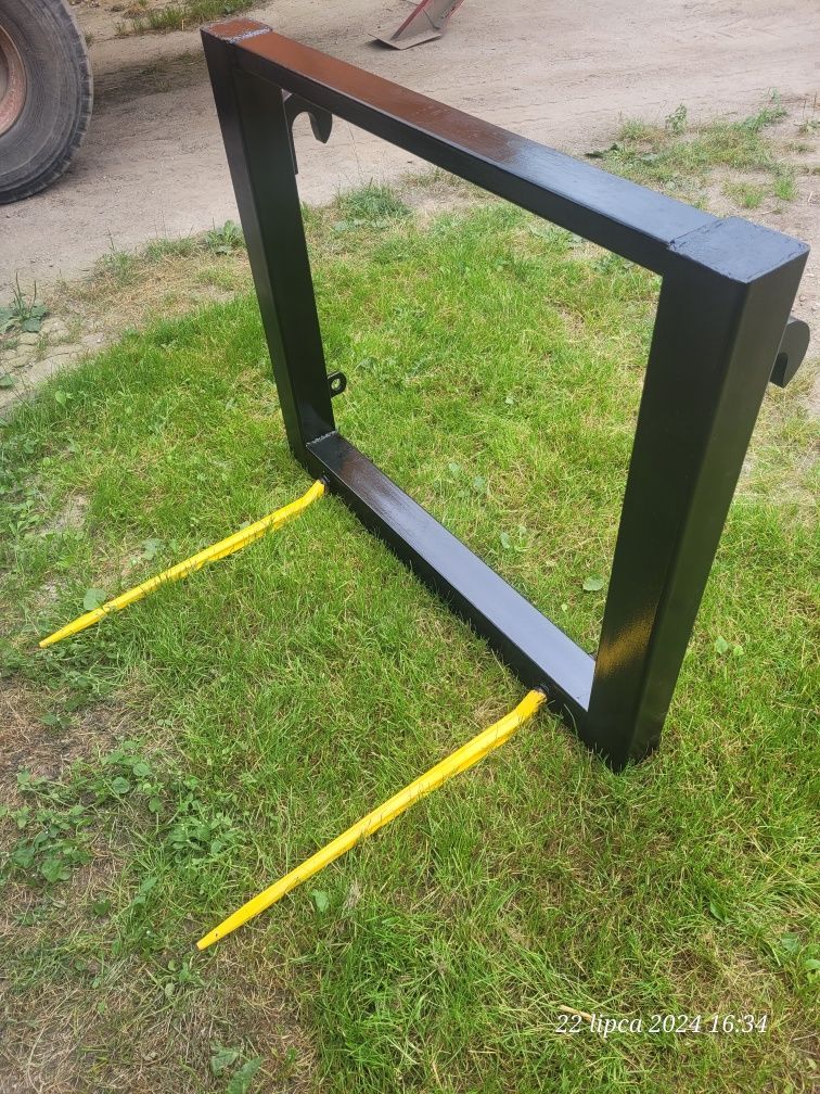 Widły do bel, słomy ładowarka JCB