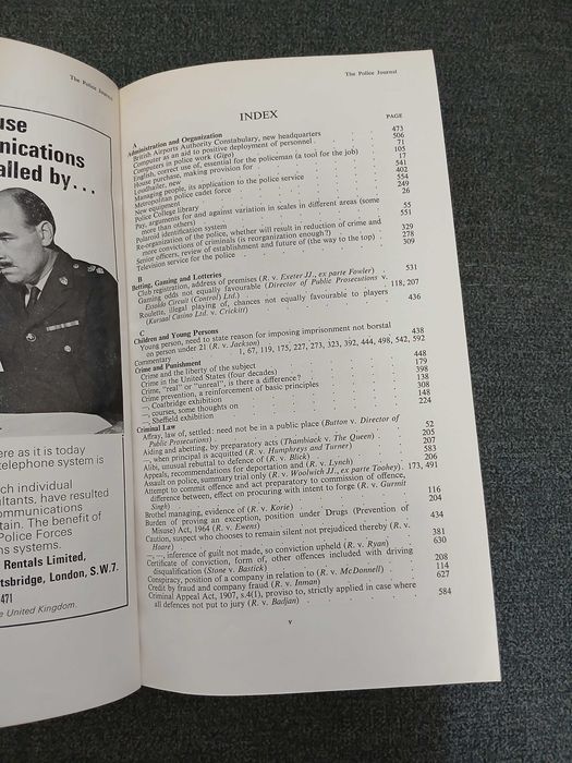 "The Police Journal. 1966" (раритетная книга на английском)