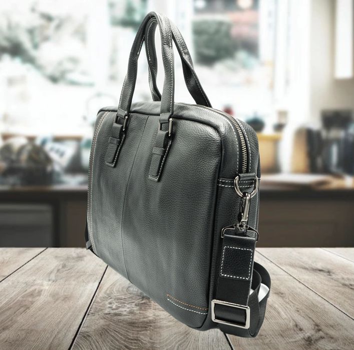 Кожаная сумка для ноутбука, макбука, нетбука, планшета