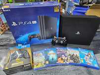 Konsola Playstation 4 PS4 PRO 1TB 5 gier 2 pady GW 6m SKLEP ZAMIANA