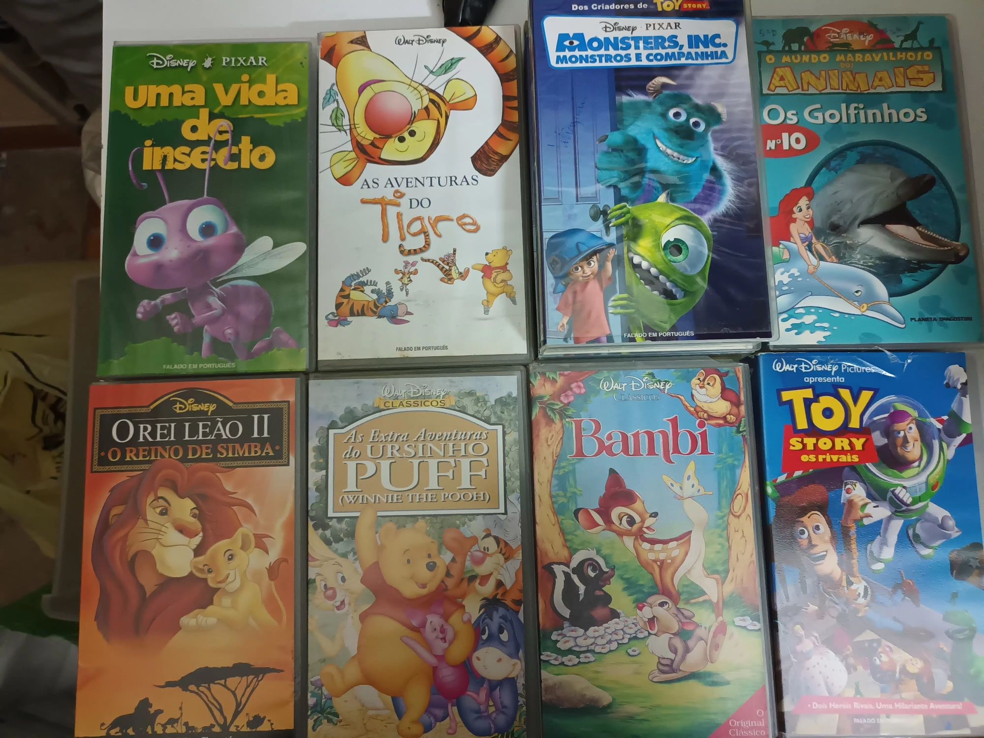 VHS de filmes diversos, infantis da walt Disney, para COLECIONADORES