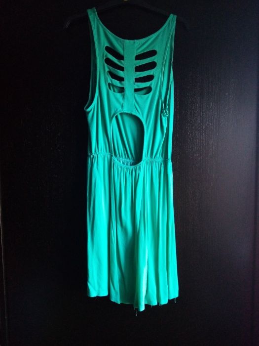 Vestido verde azulado Bershka tam. L