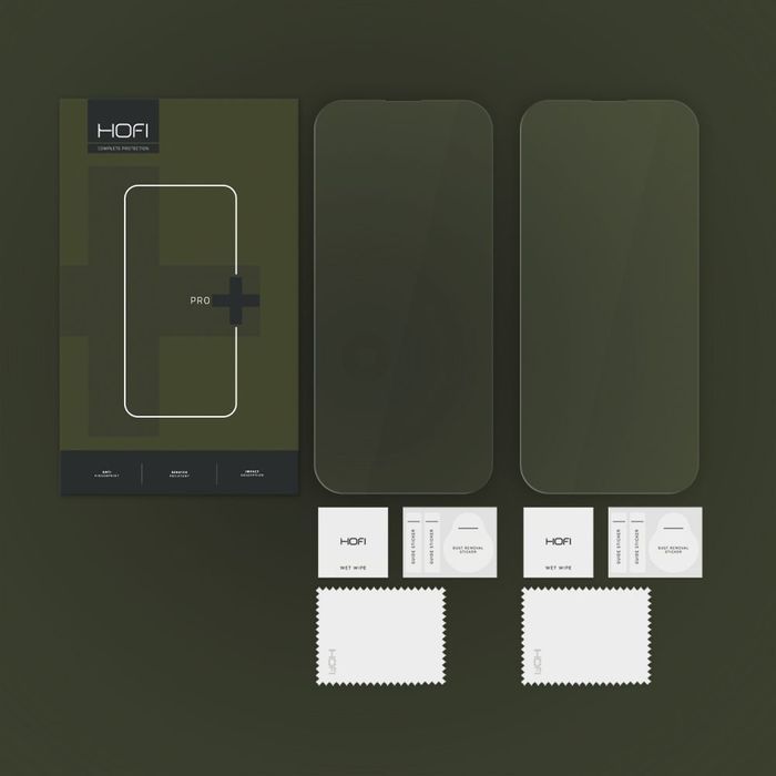 Szkło Hartowane Hofi Glass Pro+ 2-Pack Iphone 16 Plus Clear