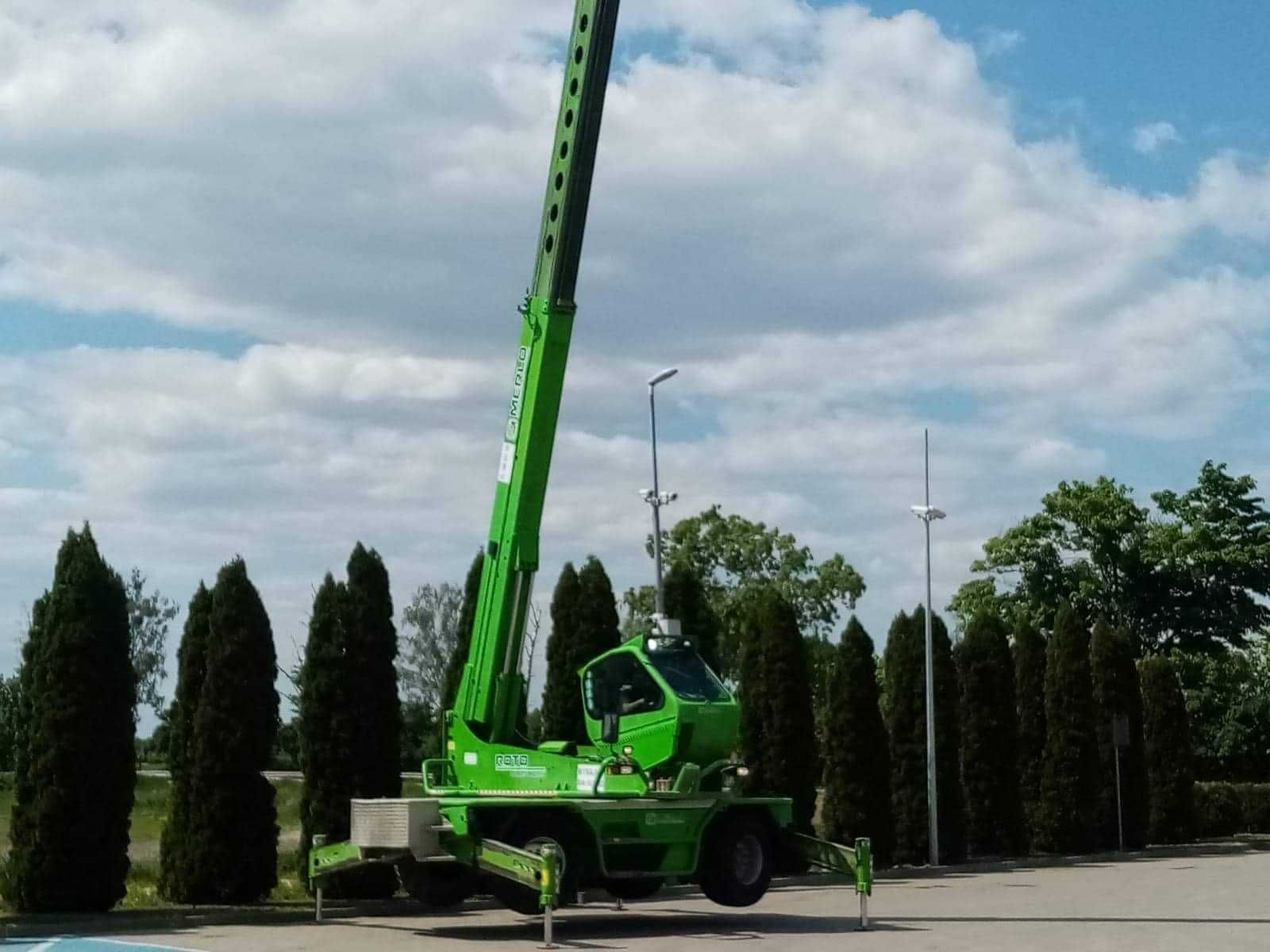 Wynajem Ładowarek Teleskopowych MERLO 4,6,7ton ROTO 25m manitou jcb