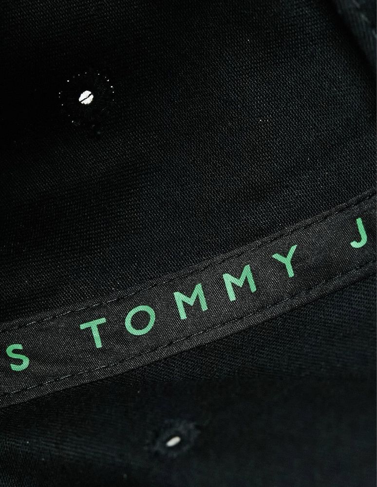 Кепка /бейсболка Tommy jeans heritage flag logo cap in black