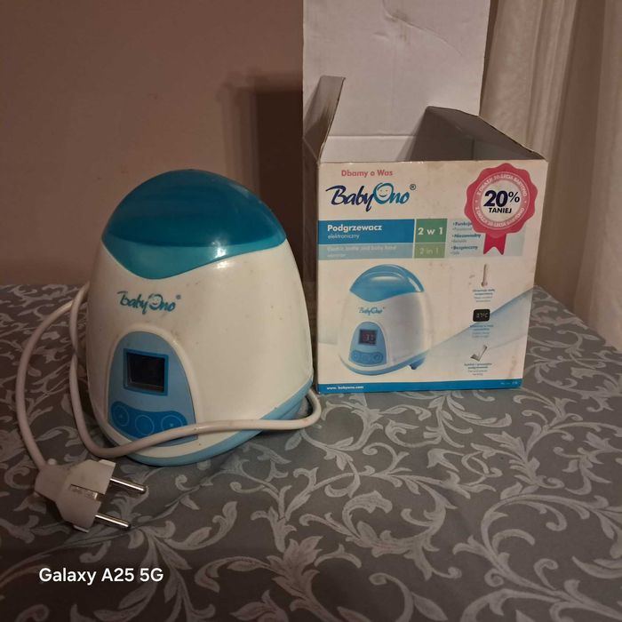 Podgrzewacz do butelek BabyOno 2w1 elektroniczny, LCD