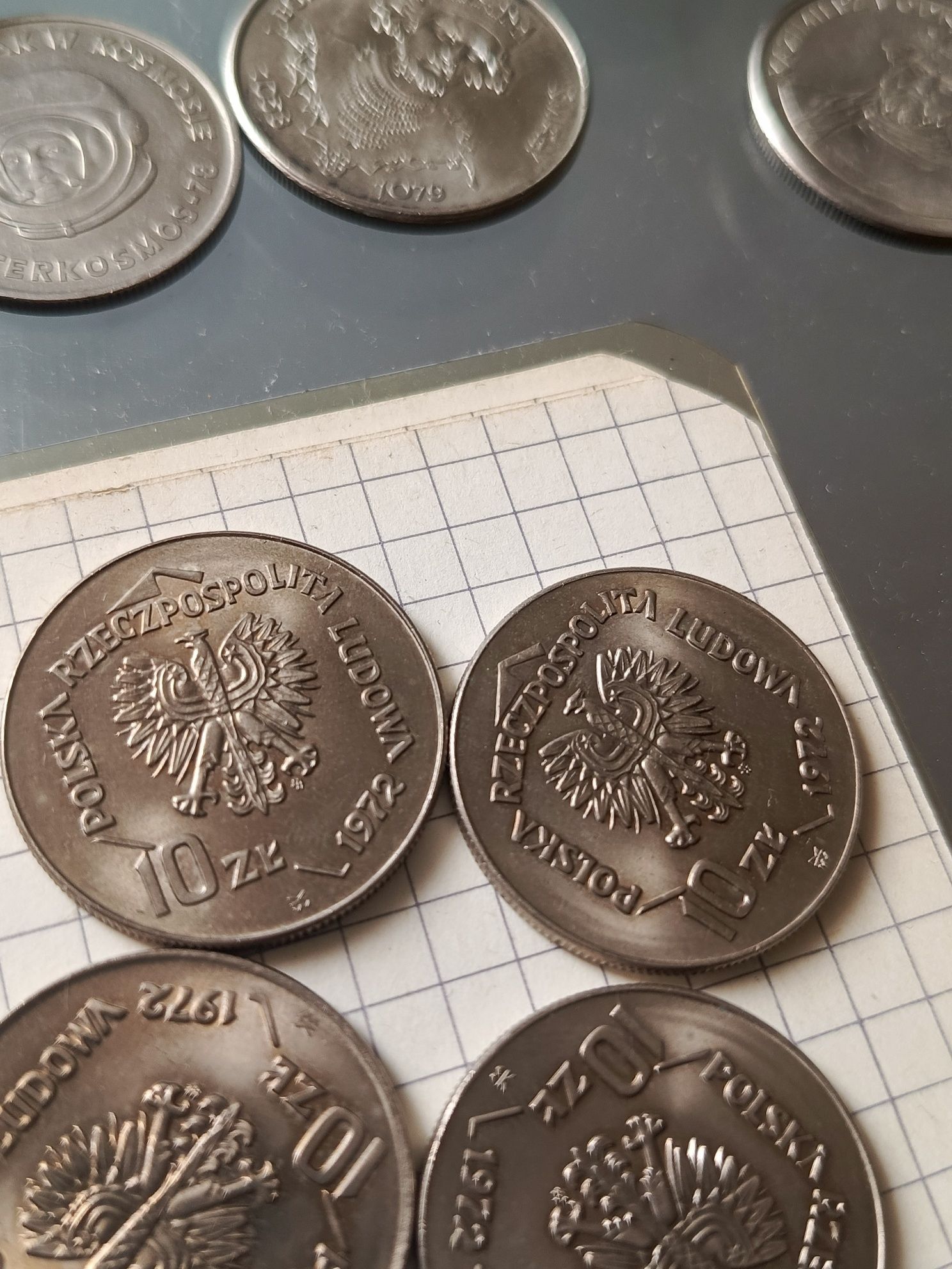 50 lat portu w Gdyni zestaw stare monety moneta PRL 10 zł 1972