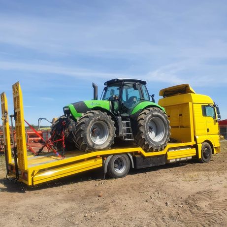 Transport maszyn rolniczych budowlanych pomoc drogowa faktura vat