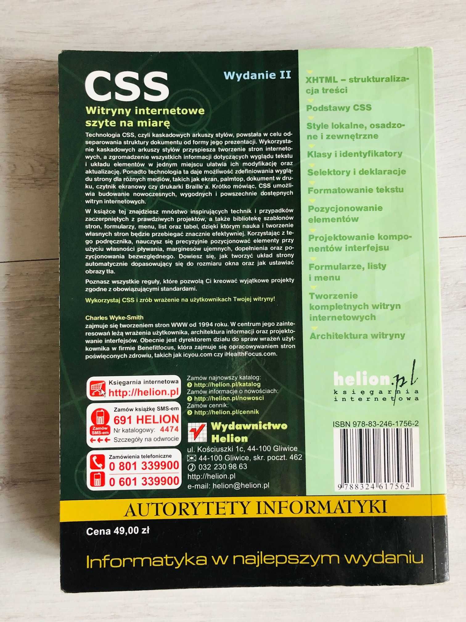 CSS Witryny internetowe szyte na miarę Charles Wyke-Smith