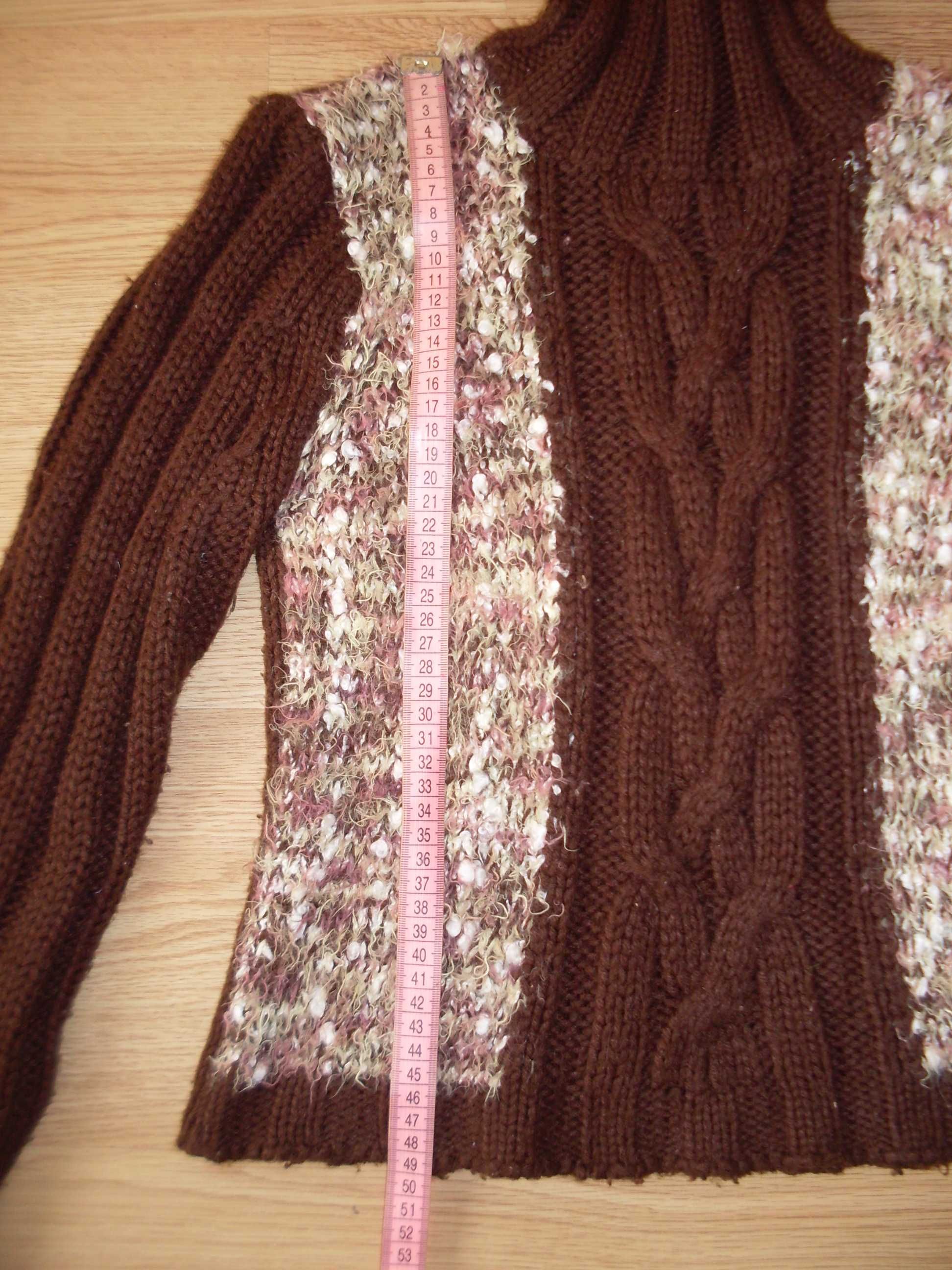 sweter damski golf damski gruby