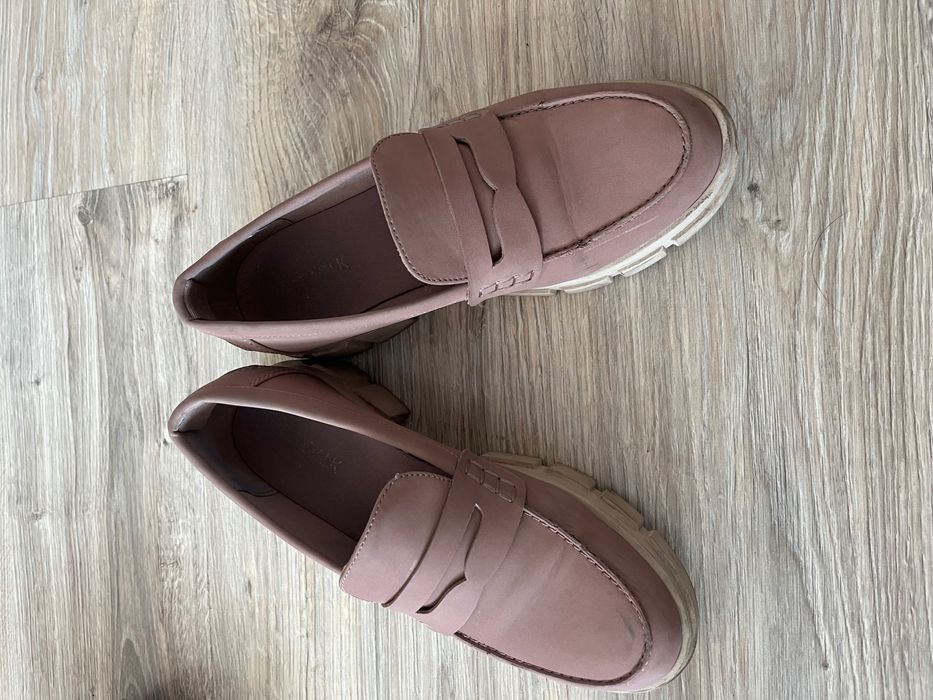 Mokasyny różowe, rozmiar 37