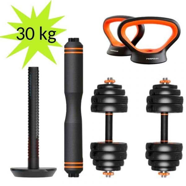 Kit 30kg musculação xiaomi