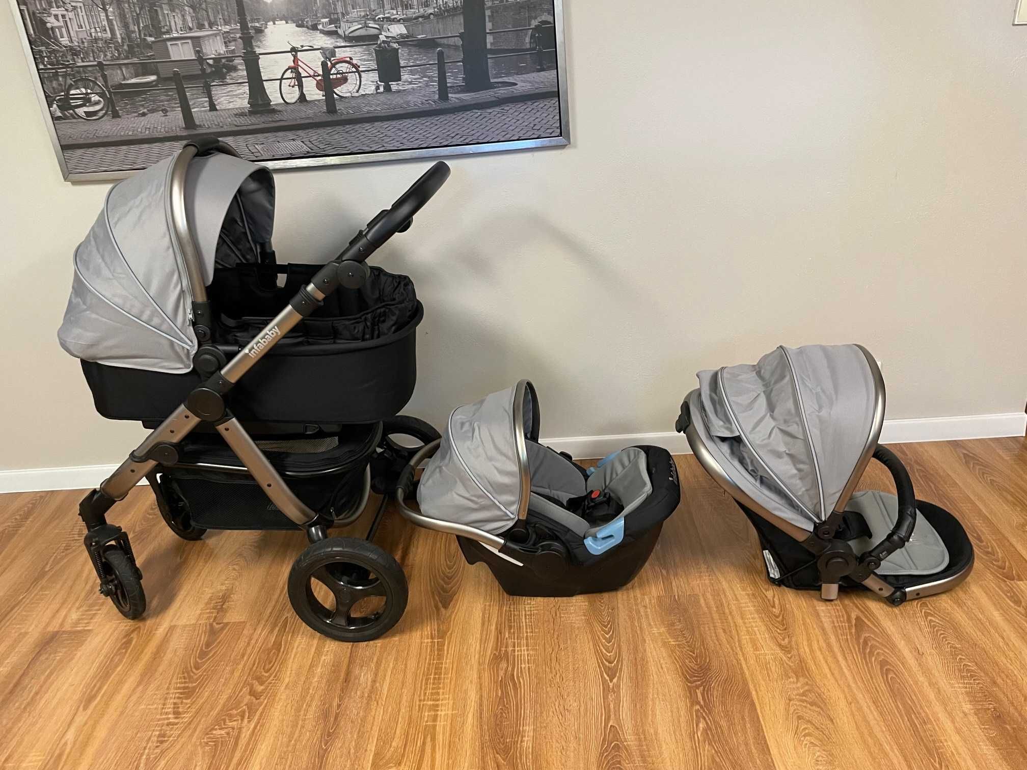 Wózek dziecięcy Infababy 3 w 1