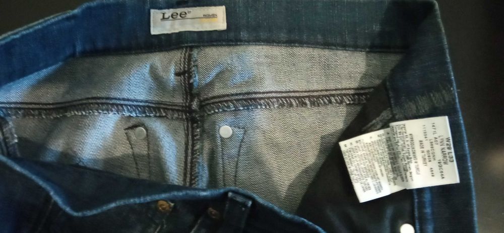 Calça de ganga Lee, tamanho 37