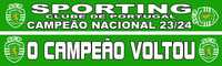 Cachecóis Sublimados Sporting Campeão 23/24