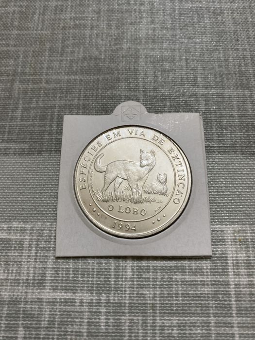 Moeda 1000 escudos O Lobo