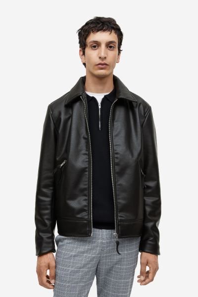 Оригінал!Чоловіча куртка з якісної  екошкіри від H&M