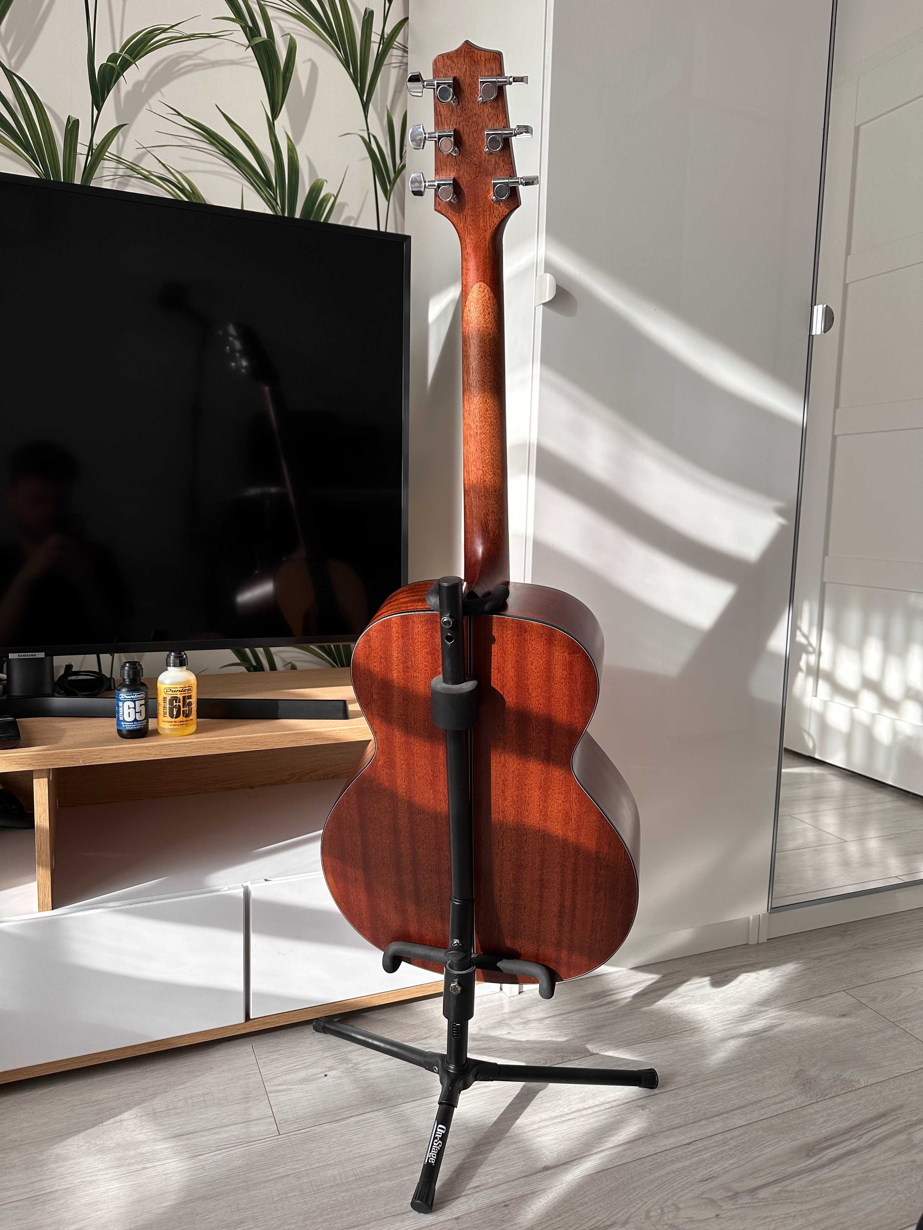 Japońska Gitara akustyczna Takamine GN10 po regulacji + statyw + etui