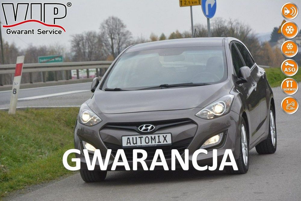 Hyundai I30 1.4 MPI Benzyna gwarancja przebiegu climatronic alufelgi tempomat