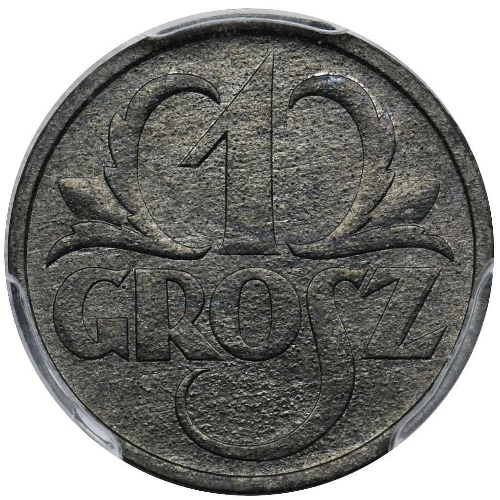 1 Grosz 1939 Generalna Gubernia - PCGS MS65