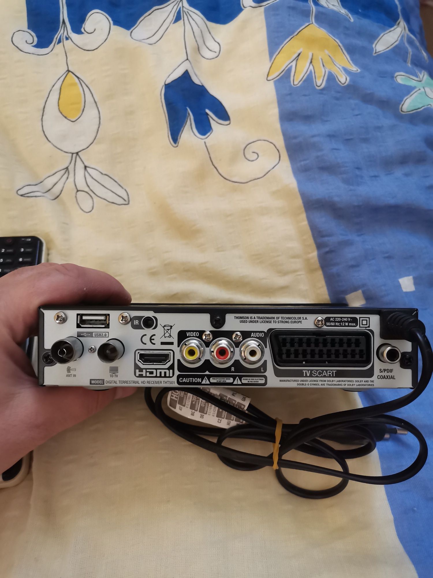 dekoder tuner Thomson THT501 DVB-T dvbt, m. in. TV REPUBLIKA wpolsce24