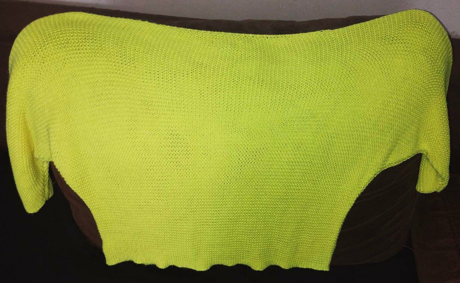 Sweterek damski neonowy oversize C.Ricci, r.xs/m