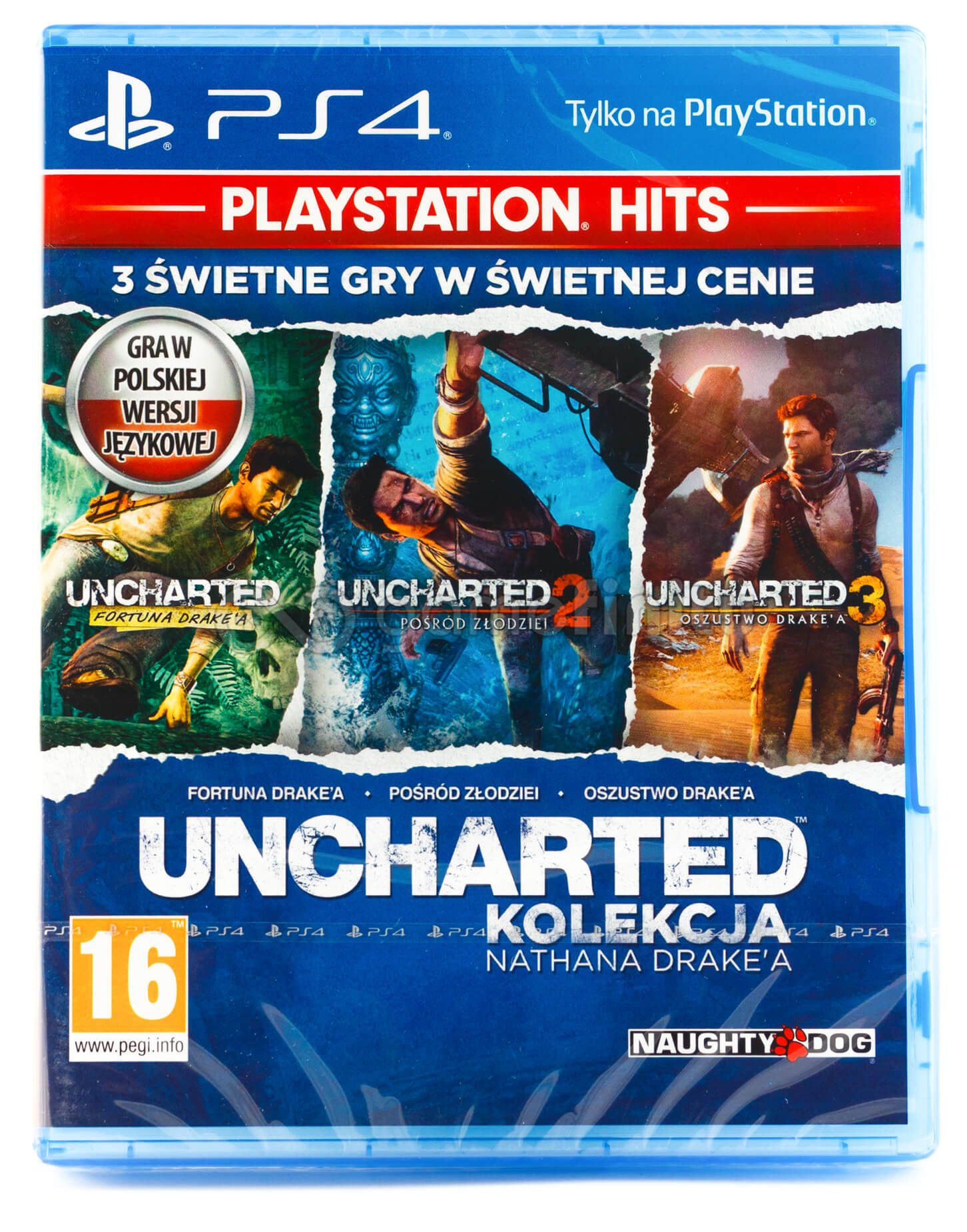 Gra Uncharted: Kolekcja Nathana Drake'a PL HITS! (PS4)