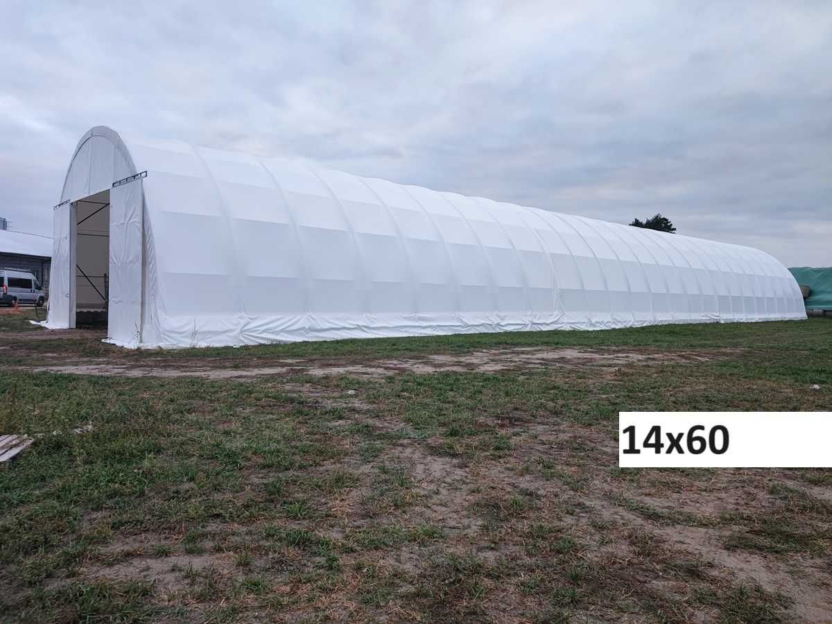 hala łukowa 14x20, hala na słomę, hala na bale, szerokości do 20 metr