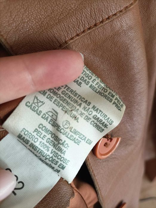 Blusão Comprido 100% PELE