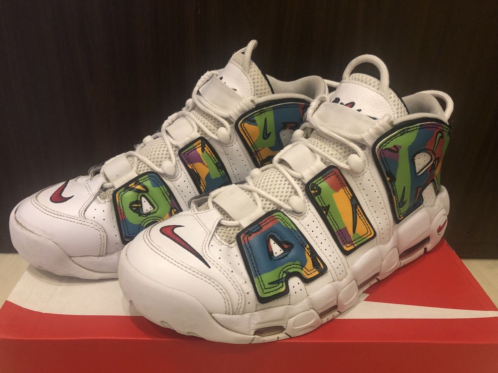 Nike Air More Uptempo Peace, Love Swoosh Basketball r. 46 US 12