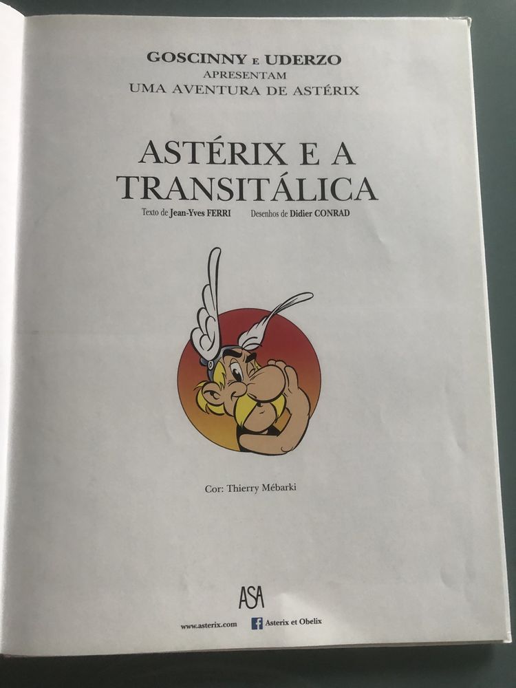 Livro Astérix e a Transitálica