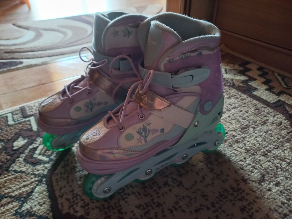 Łyżworolki Raven Isla kółka Led 34-37 M