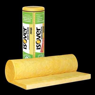 Минеральная вата Isover ROLL42 1х100х1200х7500мм 100 мм (9 кв.м)