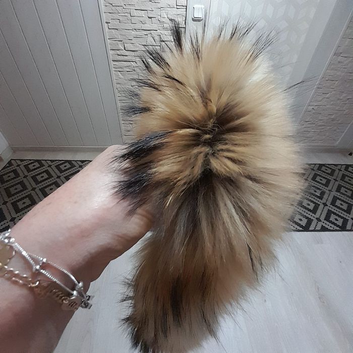 Futerko naturalne obszycie kaptura 52cm