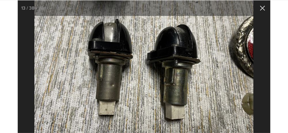 Luzes de matrícula originais Fiat 850