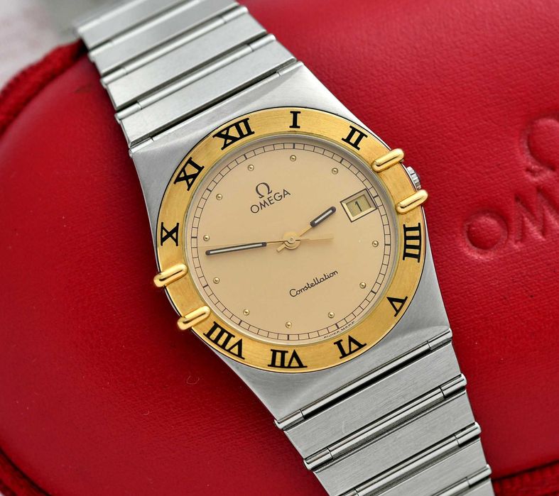 Zegarek OMEGA Constellation Chronometer - Stal Złoto 18k - 1989 - 33mm