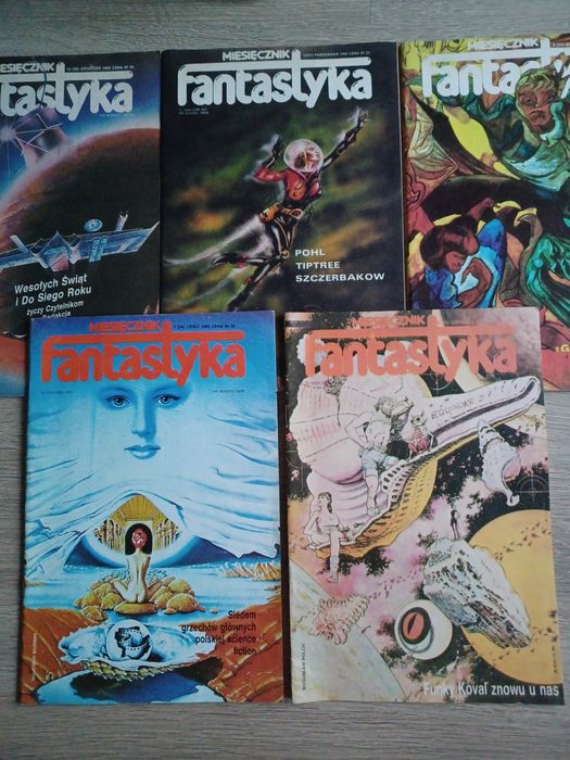 FANTASTYKA 1985, zeszyty 6,7,8,10,12
