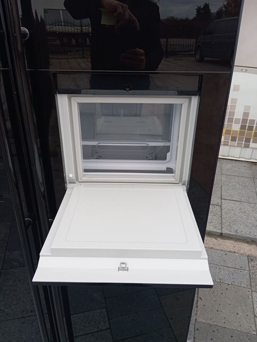 Холодильник Samsung Side-by-side ЧЁРНОЕ СТЕКЛО из Германии Гарантия