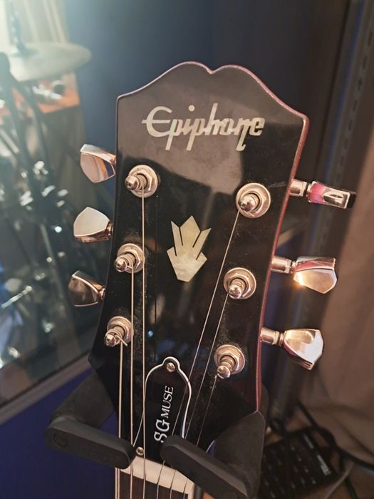 Guitarra Epiphone SG Muse purple passion metalic